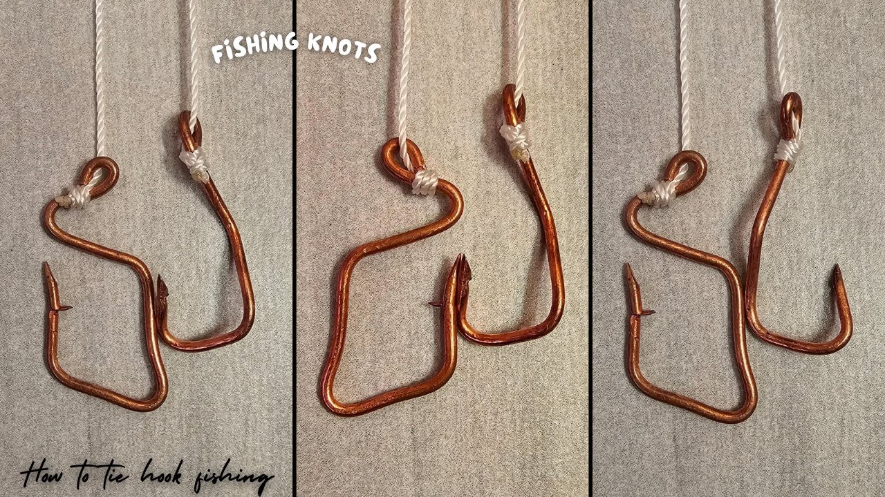 Knot for fishing hook and weight | best knot to tie a hook on fishing line