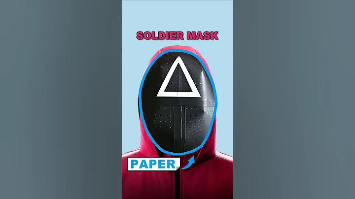 How to make  Squid Game Soldier Mask Origami