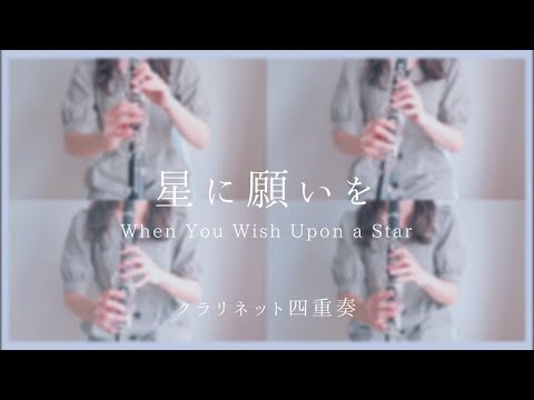 星に願いを / クラリネット四重奏 Played by 千花音