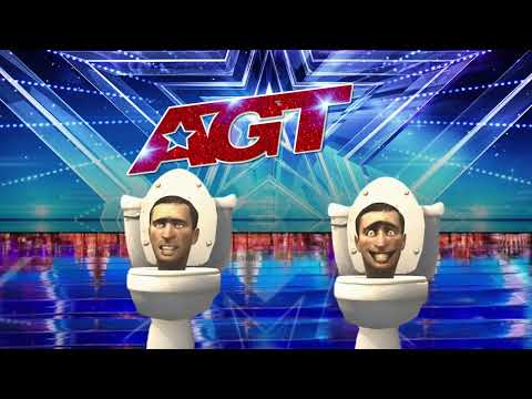 When Skibidi Toilet performa on America's Got Talent
