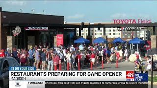 Trash Panda crowds impacting surrounding restaurants on Opening Day