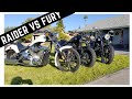 Honda Fury vs. Yamaha Raider! Side By Side Comparison, Ride, Mini Review Manufactured Choppers!