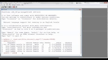 Fitting a Logistic Regression Model in R