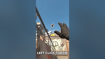 CS2 Overpass heaven smoke from short.  #cs2 #shorts #csgo