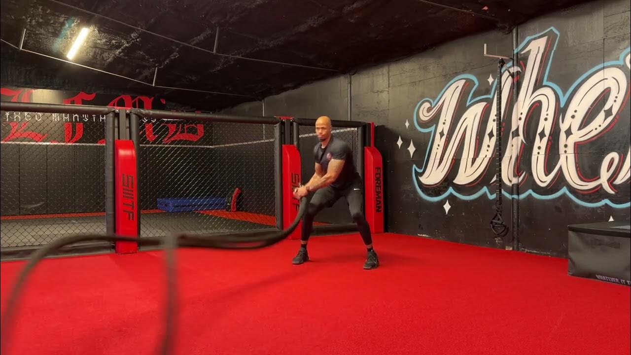 Battle Rope Standing Russian Twists YouTube