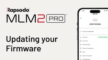 Rapsodo MLM2PRO™ | Updating Your Firmware