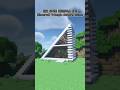 마크 삼각형 모던하우스 짓기🏡| Minecraft Triangle Modern House #minecraft #easybuild #modernhouse #asmr #shorts