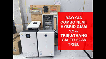 Báo giá combo NLMT hybrid cho những nơi có hóa đơn tiền điện 1,5 - 2 triệu đồng