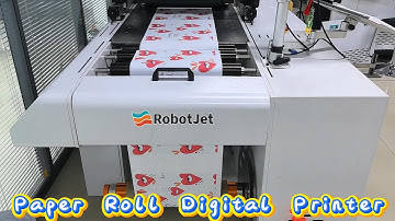 Roll to Roll Paper Printing Machine, Paper Rolls Digital Printer