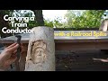 Carving a Train Conductor with a Railroad Spike