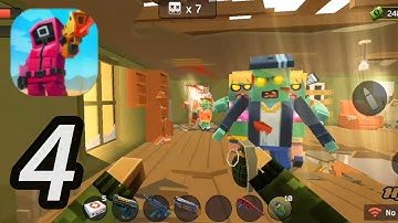 Hunter zombies part 4 || gameplay walkthrough - pixel combat: zombies strike (android)