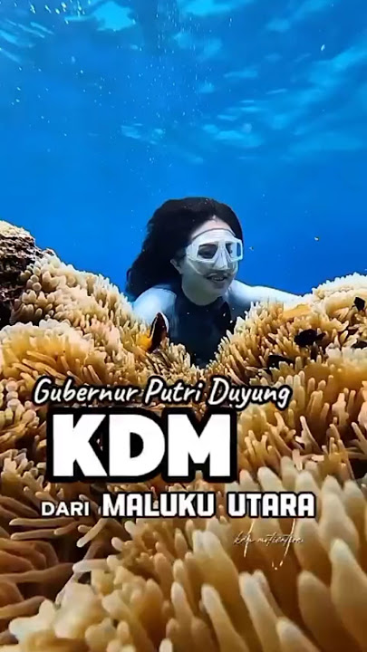 KDM: Gubernur Putri Duyung Dari Maluku Utara♥ #KDM #GubernurSherly #GubernurPutriDuyung #Shorts