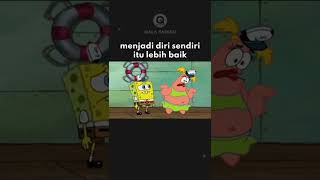 kata kata Patrick   'jadi diri sendiri itu lebih baik' #shorts #patrick