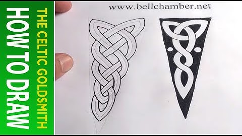 How to Draw Celtic Patterns 110 - 2nd Triquetra interlace from Book of Kells 5of7