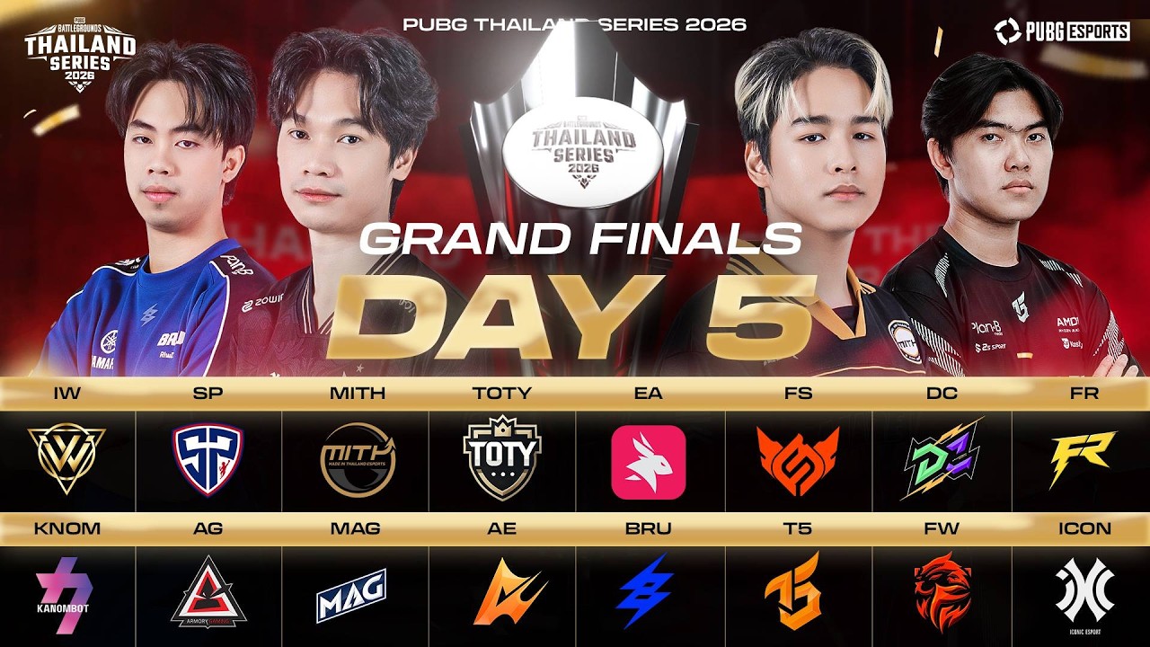 🔴Live สด!  𝐏𝐔𝐁𝐆 𝐓𝐇𝐀𝐈𝐋𝐀𝐍𝐃 𝐒𝐄𝐑𝐈𝐄𝐒 𝟐𝟎𝟐𝟔 𝐏𝐡𝐚𝐬𝐞 𝟏 𝐆𝐑𝐀𝐍𝐃 𝐅𝐈𝐍𝐀𝐋𝐒  𝐃𝐚𝐲 𝟓