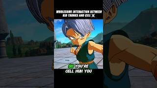 Wholesome Interaction Between Kid Trunks And Cell