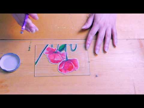 Video: Come Dipingere Il Vetro Con La Tecnica Del Vetro Colorato