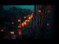 Fall Asleep Fast in Cozy Rainy Window Night, Heavy Rain Sounds for Deep Sleep Relaxation Ambience