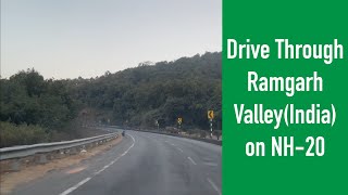 Drive Through Ramgarh Valley(India) on National Highway-20