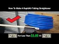 ✅✅✅✅✅ How To Make a RapidAir Tubing Straightener For Less Than $5.00!!!!!