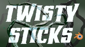 make sticks procedurally with geometry nodes in blender