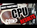 Most Profitable CPU MINING Coin? Here are the Results !!!!