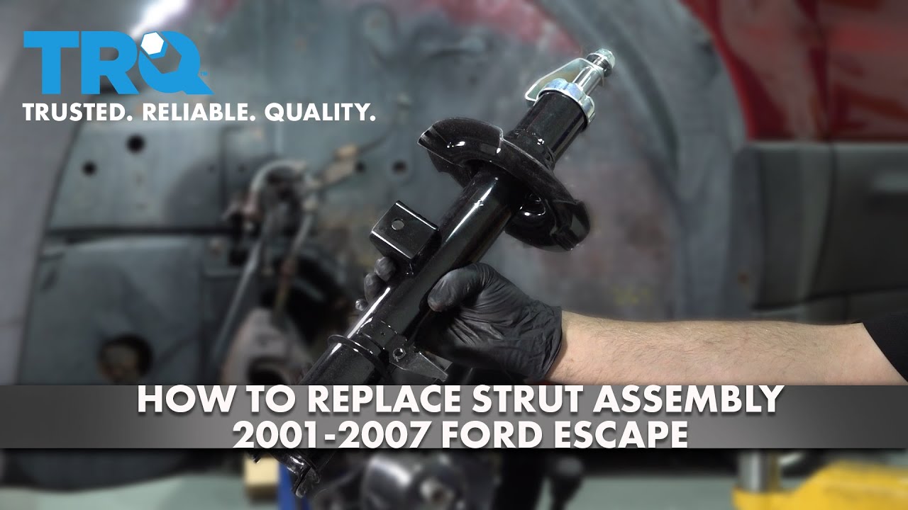How to Replace Strut Assembly 2001-2007 Ford Escape - YouTube