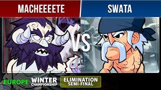 Macheeeete VS Swata - Losers Semis - EU - Brawlhalla Winter Championship 2022