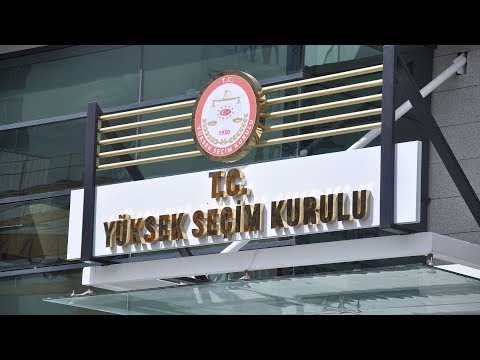 Yüksek Seçim Kurulu'nun Ankara'daki binası görüntülendi