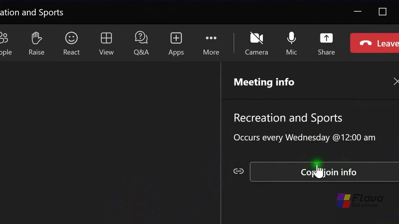 How To Copy Meeting Link From Teams YouTube How To Copy Meeting Link From Teams YouTube