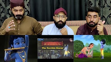 Pakistani Reaction l Little Krishna - Episode 2 l Part 2 l Govardhana Lila l The Terrible Storm