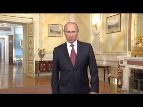 Vladimir Putin speaking English for the Bureau of International Expositions