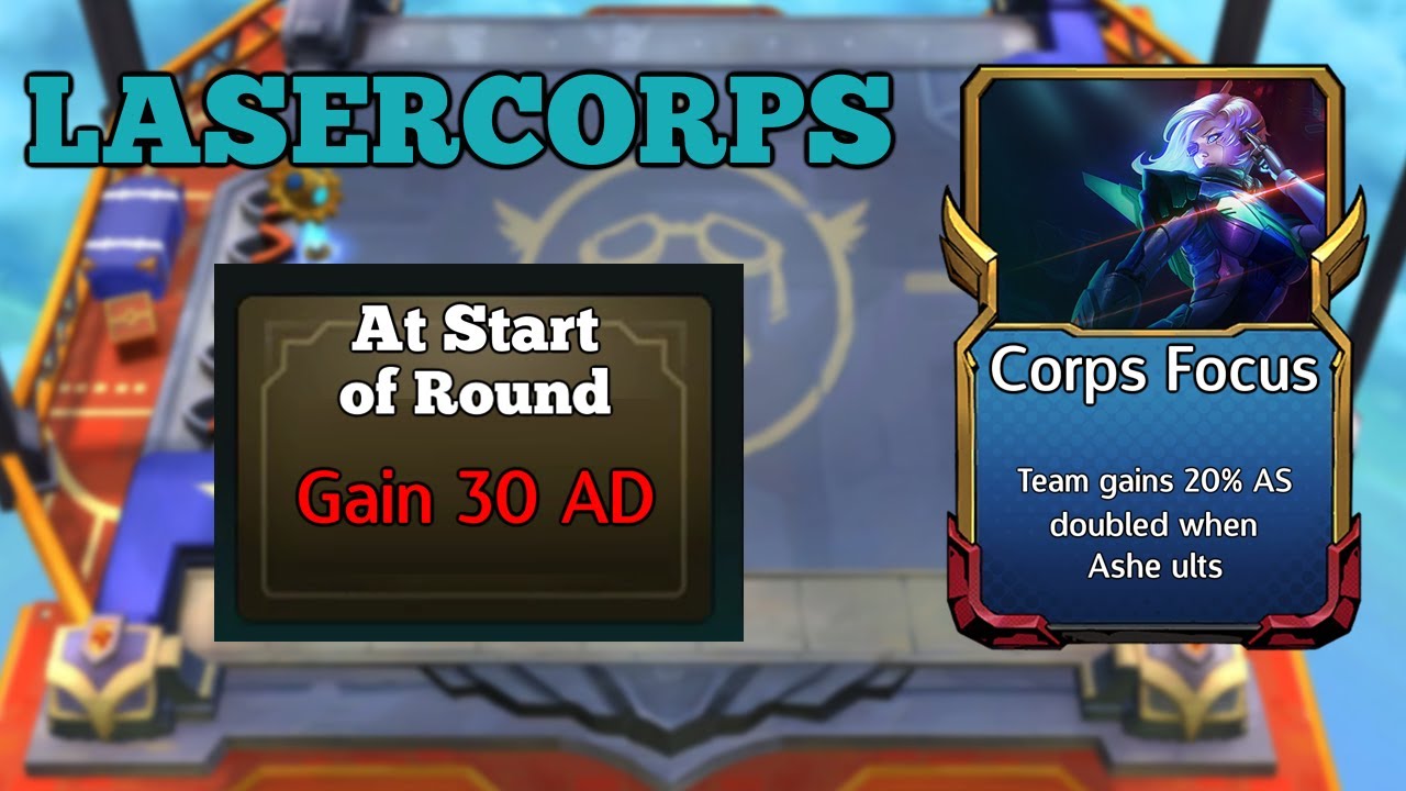 Round Start Team Gains AD and Attack Speed Hero Ashe (Corps Focus
