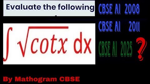 Integration of Root cot x  | Integration Class 12  | Integration Class 12 CBSE | Integration by part