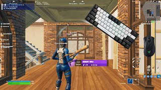 Leaven K620 60% Mechanical Keyboard ⌨️ Fortnite Chill Keyboard And Mouse ASMR Gameplay😴