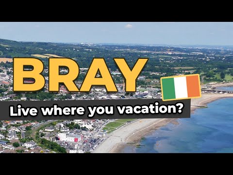 Bray: Melhor cidade para se viver na IRLANDA? (Comunidade, Beira-mar, Esportes e Artes Estilo de Vida)