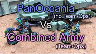 How balanced is Team-Ops? - PanOceania vs Combined Army (The Dig)