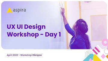 2 Days UX UI Design Workshop - Glimpse of Day 1 | Workshop Facilitated by Rambal, Aspira Design