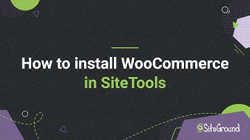 How to install WooCommerce in Site Tools