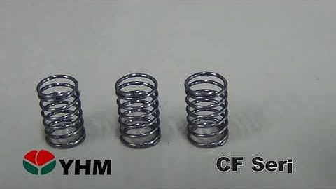 Compression spring W.D 0.4mm｜CNC Compression Spring Machine CF-310-400ppm｜YHM
