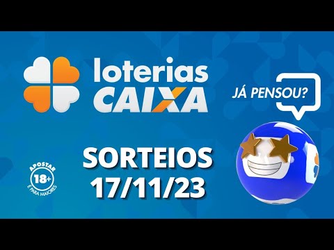 Loterias CAIXA: Quina, Dupla Sena, Lotofácil e mais 17/11/2023