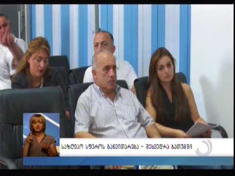 ეკონომიკური პოლიტიკისა და დარგობრივი კომიტეტის ეკონომიკური საბჭოს გასვლითი სხდომა საზღვაო აკადემიაში