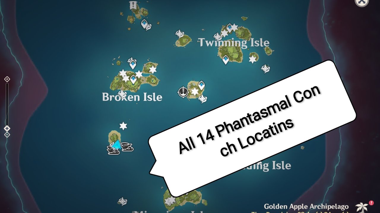 Genshin Impact [2.8] All 14 Phantasmal Conch locations part1