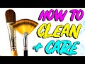 How to Clean Acrylic Paint Brushes