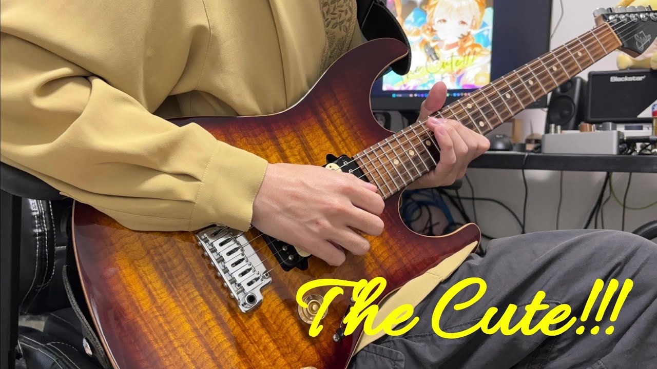 Guitar Cover】The Cute!!!/藤田ことね【学マス】 - YouTube