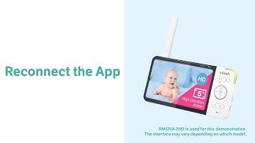 Reconnect the App - VTech RM troubleshooting