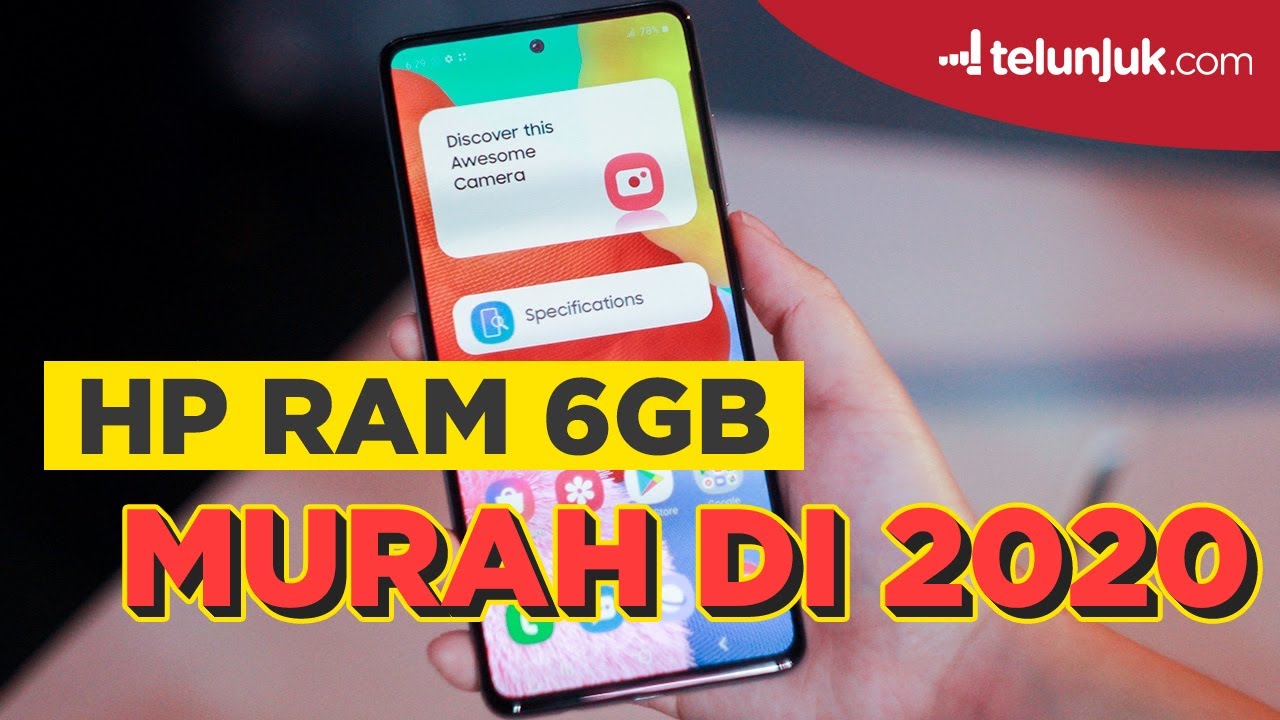 5 Rekomendasi Hp Ram 6gb Murah 2020 Telunjuk Top Picks Youtube