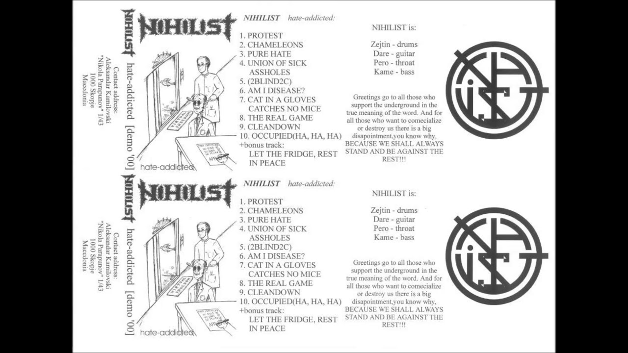 Nihilist - Hate Addicted Demo