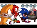 SONIC, WHAT ARE YOU DOING!? | Sonic.exe, Tails and Knuckles vs Doctor Eggman | FNF Animation