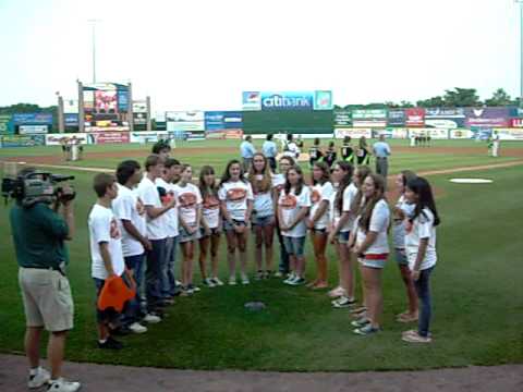 Long Island Ducks Game - "National Anthem"